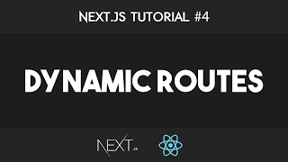 Next.js #4 - Dynamic Page Routes & getStaticPaths