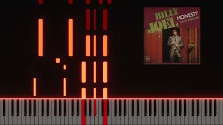 Billy Joel  - Honesty [Piano accompaniment]