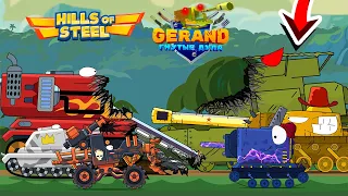 THE POWER OF T110E3! CARTOONS ABOUT TANKS! GERAND vs Hills Of Steel