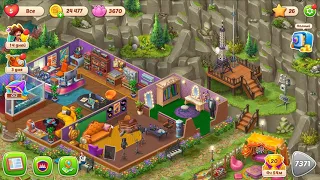 Homescapes - My Second House Completed [ Level 7370 ] Full House Tour Playrix HD