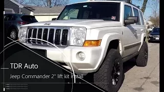 Jeep Commander Lift Kit Install