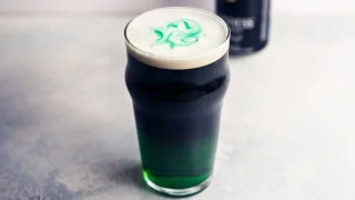 Black and Green Beer