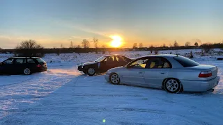 ЗИМНИЙ ДРИФТ OPEL OMEGA / LEGAL DRIFT