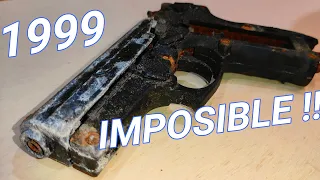 Restoration of a very rusty fallow deer pistol