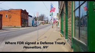 #Where #FDR #signed a #Defense #Treaty #Historic #Heuvelton  #NY #history #culture #Canada #US #WW2