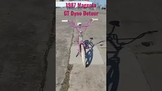 1987 Magenta GT Dyno Detour Old School BMX Freestyle Bike Bicycle #oldschool #bmx #80s #freestyle