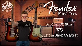 Original '62 Strat VS 'Fender Custom Shop '59 Strat Blindfold test