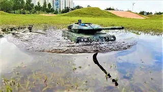 RC 탱크 1/16 Heng Long 3889-1 Leopard 2A6 RainDay Ride