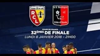 rc lens us Boulogne ambiance et clapping