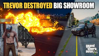 TREVOR DESTROYED MICHEAL BIG SHOWROOM IN LOS SANTOS | GTA 5 PAKISTAN