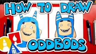 How To Draw Oddbods Pogo The Blue One