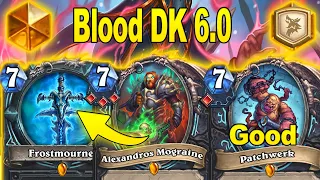 XL Blood DK 6.0 Is The Best Control Deck After Nerfs Patch At Showdown in the Badlands | Hearthstone
