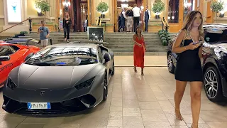 Car Spotting SUPERCARS & Nightlife In Monte-Carlo #viral #billionaire #nightlife #monaco