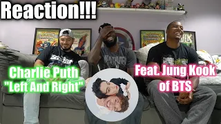 CHARLIE PUTH FEAT JUNG KOOK OF BTS MUSIC VIDEO GROUP REACTION | LEFT AND RIGHT