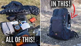 Everything You Need In A TINY Backpack! A Full Comfort Gear Load Out!