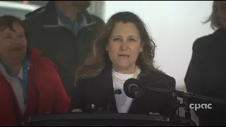 Finance Minister Chrystia Freeland holds news conference to discuss budget measures – April 24, 2024