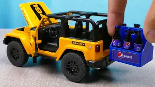 Unboxing of JEEP WRANGLER RUBICON Diecast Model Car