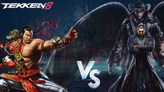 Against Kazuya & Devil Jin - Tekken 8 - Feng Vs Kazuya & Devil jin Online Ranked Matches