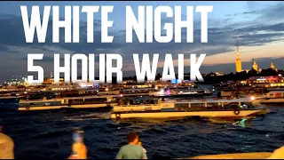 From dusk till dawn. White night in St. Petersburg. (entirely) First Video Ever