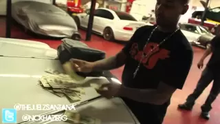 Juelz Santana Shows His Car Garage & Smokes Blunt