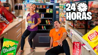 24 HORAS COMENDO SÓ COMIDAS DE MÁQUINA *vending machine*