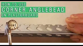 How to use corner anglebead on plasterboard the easy way