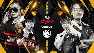 100 vs. TL | Upper Bracket Finals | LCS Spring Split | 100 Thieves vs. Team Liquid | Game 4 (2022)