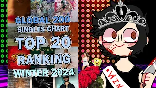 WINTER 2024: GLOBAL HIT SONGS TOP 20 - RANKED WORST TO BEST || LUX 99