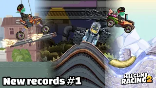 🔥NEW RECORDS #1💪|HILL CLIMB RACING 2