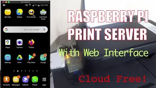 Raspberry Pi Print Server with Web Interface