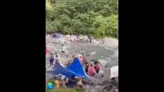 surprised flash flood in Pengzhou City, Sichuan Province, CHINA 13th August 2022