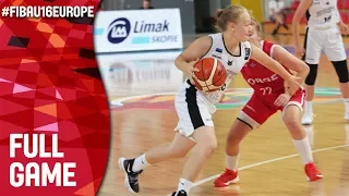 Estonia v Norway - Full Game - FIBA U16 Women's European Championship 2017 - DIV B