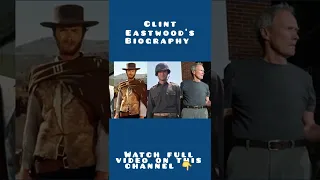 Clint Eastwood's Biography #shorts