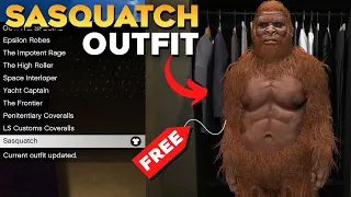 GTA 5 Online How to Unlock NEW Sasquatch Outfit (Bigfoot Outfit)