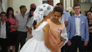 👰 👰👰Знімання фати. Перетанцьовування з неодруженими. Кидання букету, підвязки.Ресторан Тростянецький