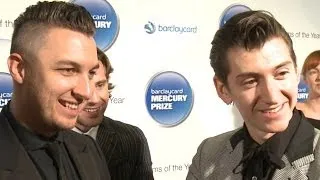 Mercury Prize 2013: Arctic Monkeys red carpet interview