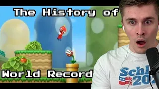 Ludwig Reacts to The History of New Super Mario Bros Wii World Records
