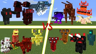 Minecraft Mobs Battle royale! DivineRPG Boss! Minecraft mob battle!