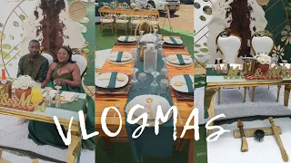 Vlogmas Episode 6| Wedding Vlog | Traditional Wedding | Kutlwano Decor Services | 🇿🇦YouTuber