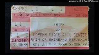 Phish - Divided Sky - 07/02/1994 - Holmdel, NJ