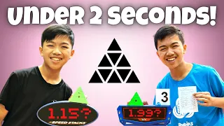 ALL 22 of Elyas' Sub 2 SECOND Pyraminx Solves! [JAN 2023 UPDATED]
