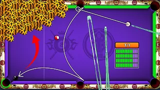 Mind-Boggling Knuckle Shot w BEAM CUE Level Max & Making Coins - 8 ball pool - ITz BILAL gaming