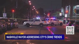 Nashville Mayor Freddie O'Connell addressing city's crime trends