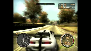 Need For Speed Most Wanted- Toyota Supra time race