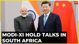 PM Modi-XI Jinping Shares Stage At BRICS Summit 2023 | Watch This Report