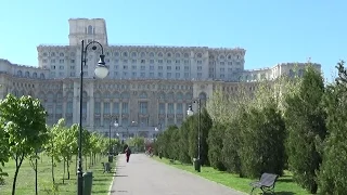 Ceausescu's palace. A dictator's megalomania. Romania. 2015