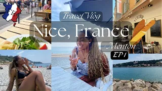 South of France Travel Vlog 🇫🇷 | Nice + Menton...beaches, cutest towns, getting lost, French Rivera🌍