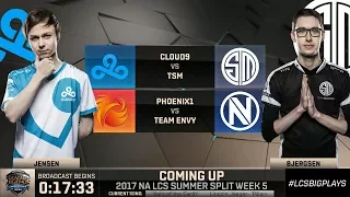 C9 vs TSM, Game 2 - 2017 NA LCS Summer Week 5 - Cloud 9 vs Team SoloMid