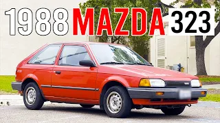 1988 Mazda 323 | The Lovable Squishbox (POV Binaural Review)