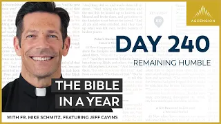 Day 240: Remaining Humble — The Bible in a Year (with Fr. Mike Schmitz)